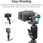 XILETU Sports Camera Mobile Phone Quick Release Motorcycle Bicycle Bracket - Image 5