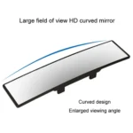 Car Rearview Mirror Snap-on HD Anti-fog Anti-dazzle Wide Angle Curved Mirror - Image 3