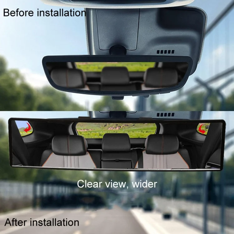 TBD06050369_B4.webp Car Rearview Mirror Snap-on HD Anti-fog Anti-dazzle Wide Angle Curved Mirror - Image 5
