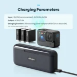 AMagisn Portable Fast Charge Hub For GoPro HERO12 Black / HERO11 Black / HERO10 Black / HERO9 Black - Image 11