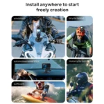 aMagisn Flexible Adhesive Mount for DJI / GoPro / Insta360 and Other Action Cameras - Image 7