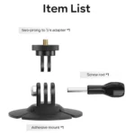 aMagisn Flexible Adhesive Mount for DJI / GoPro / Insta360 and Other Action Cameras - Image 8