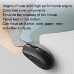 Rapoo M350G Bluetooth/2.4G Wireless Mouse Office Desktop Laptop Mute Mouse - Image 4