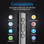 B2 2.4GHz Dual-Mode Conference PPT Wireless Page Turning Pen Multimedia Infrared Laser Pointer - Image 11