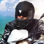 TUYU Motorcycle Integrated Hinged Helmet Chin Sports Camera Mounting Bracket - Image 2