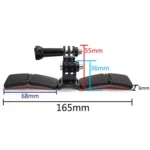 TUYU Motorcycle Integrated Hinged Helmet Chin Sports Camera Mounting Bracket - Image 3