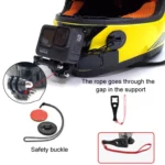TUYU Motorcycle Integrated Hinged Helmet Chin Sports Camera Mounting Bracket - Image 7