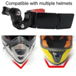 TUYU Motorcycle Integrated Hinged Helmet Chin Sports Camera Mounting Bracket - Image 8