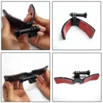 TUYU Motorcycle Integrated Hinged Helmet Chin Sports Camera Mounting Bracket - Image 9
