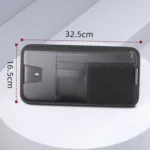 Car Sun Visor Card Glasses Holder Zipper Storage Bag - Image 3
