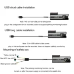 WIFI Mobile Phone 2K Ultra-Clear 360-Degree Rotating Driving Recorder - Image 2
