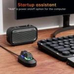 Desktop Computer External Switch Restart Button Computer Power Extension Cable - Image 2