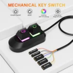 Desktop Computer External Switch Restart Button Computer Power Extension Cable - Image 4