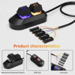 Desktop Computer External Switch Restart Button Computer Power Extension Cable - Image 5