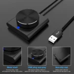 USB Computer Volume Adjuster Multimedia Audio Line Controller Speaker Knob Switch - Image 2