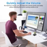 USB Computer Volume Adjuster Multimedia Audio Line Controller Speaker Knob Switch - Image 7