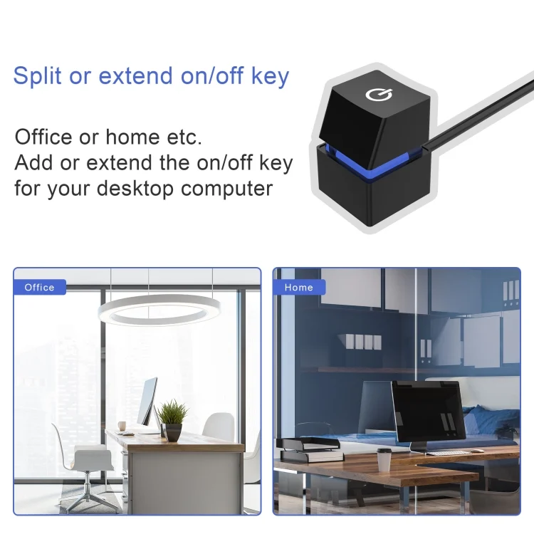 TBD06051118_B4.webp Desktop Computer Mobile Switch Computer Extension Cable Start Button - Image 5