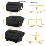 Cwatcun D133 Camera Chest Bag Multi-functional Handheld Slanting Cross Shoulder Camera Casual Bag - Image 3