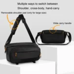 Cwatcun D133 Camera Chest Bag Multi-functional Handheld Slanting Cross Shoulder Camera Casual Bag - Image 7