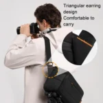 Cwatcun D133 Camera Chest Bag Multi-functional Handheld Slanting Cross Shoulder Camera Casual Bag - Image 8