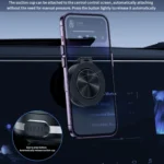 AIMITE C1 Vacuum Adsorption Foldable Magnetic Support Bracket Car Cell Phone Holder - Image 2