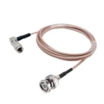 CC4 Male Elbow To BNC Male Connector Cable RG179 Coaxial RF Cable - Image 2