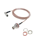 CC4 Male Elbow To BNC Through Wall Waterproof Female Connector Cable RG179 Coaxial RF Wire - Image 2