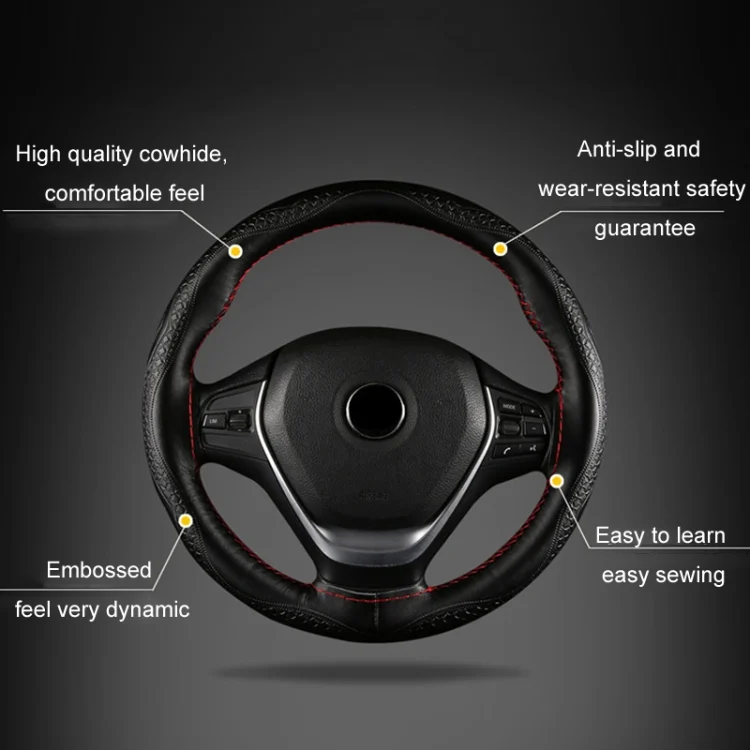 TBD06051732_B2.webp Four-Season Embossed Hand-Sewn Cowhide Steering Wheel Cover - Image 3