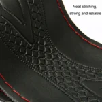 Four-Season Embossed Hand-Sewn Cowhide Steering Wheel Cover - Image 6