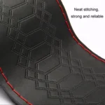Four-season Embossed Hand-sewn Cowhide Steering Wheel Cover - Image 6
