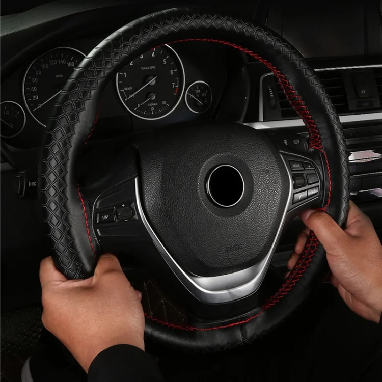 TBD06051751_B7.webp Four-season Embossed Hand-sewn Cowhide Steering Wheel Cover - Image 8