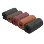 Four-season Embossed Cowhide Hand-sewn Steering Wheel Cover - Image 2