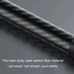 Car Phone Mount Extension Arm Double Jointed Swivel Adjustment Carbon Fiber Bracket Connecting Rod - Image 6