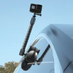 Car Phone Mount Extension Arm Double Jointed Swivel Adjustment Carbon Fiber Bracket Connecting Rod - Image 8