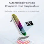 COOLMOON GH3 Computer ARGB Vertical Adjustable Lens Graphics Card Holder - Image 11