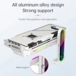 COOLMOON GH3 Computer ARGB Vertical Adjustable Lens Graphics Card Holder - Image 4