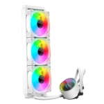 COOLMOON CM-YM-360T Computer ARGB Temperature Display Lens Multi-Platform Integrated CPU Cooler