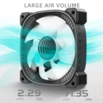 COOLMOON CM-YM-360T Computer ARGB Temperature Display Lens Multi-Platform Integrated CPU Cooler - Image 7