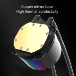 COOLMOON CM-YM-360T Computer ARGB Temperature Display Lens Multi-Platform Integrated CPU Cooler - Image 10