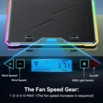 ICE COOREL K15C Smart Adjustable Laptop Radiator Base With RGB Lighting Effect - Image 3