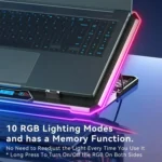 ICE COOREL K15C Smart Adjustable Laptop Radiator Base With RGB Lighting Effect - Image 4