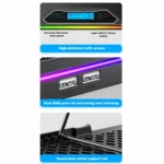 ICE COOREL K15C Smart Adjustable Laptop Radiator Base With RGB Lighting Effect - Image 9
