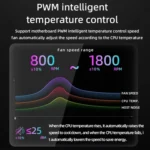 COOLMOON AS360 Magic Diamond Edition Computer Cooler ARGB Water Cooling Light Integrated CPU Radiator - Image 11