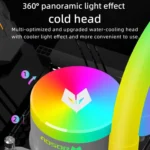 COOLMOON AS360 Magic Diamond Edition Computer Cooler ARGB Water Cooling Light Integrated CPU Radiator - Image 4