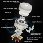 COOLMOON AS360 Magic Diamond Edition Computer Cooler ARGB Water Cooling Light Integrated CPU Radiator - Image 8