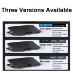 ICE COOREL K22 4-fans Adjustable Laptop Radiator Base with Atmosphere Light - Image 2