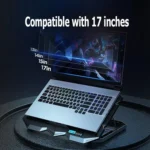 ICE COOREL K22 4-fans Adjustable Laptop Radiator Base with Atmosphere Light - Image 6