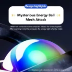 Inphic W9P Glowing Computer Gaming Wired Mouse - Image 8