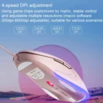 Inphic B8 Mute Light Emitting Wired Mice Home Office Gaming Computer Mouse - Image 9