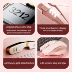 Inphic F8 2.4G Wireless Mute Charging Computer Gaming Mouse - Image 7